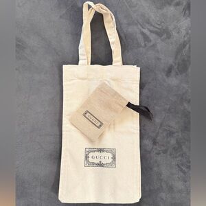 Gucci mini canvas tote bag